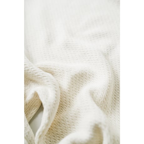 Olde H&Daughter SILK COTTON THERMAL KNIT P/O