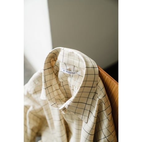 MAATEE&SONS SHORT POINT SHIRTS "tattersall"