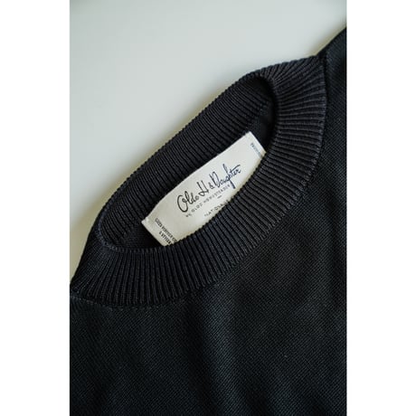 Olde H & Daughter SILK PLAIN STITCH CREW NECK P/O