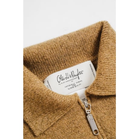 Olde H&Daughter WOOL/CASHMERE HALF ZIP P/O
