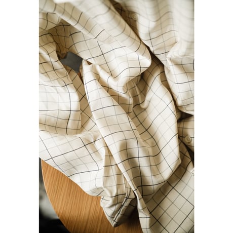 MAATEE&SONS SHORT POINT SHIRTS "tattersall"