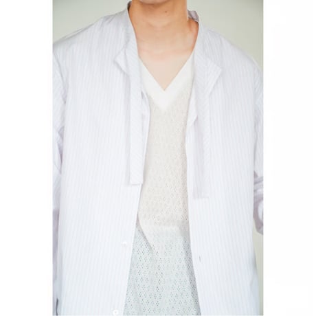 MAATEE&SONS Ex. "ムコMESH" V-NECK TEE