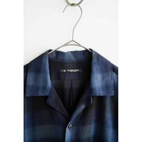 MAATEE&SONS OPEN COLLAR SHIRTS "海島綿RAYON"