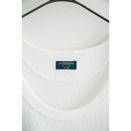 MAATEE&SONS Ex. "SUVIN MESH" TANK TOP
