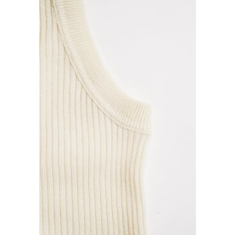 PICEA Ex. BABY CASHMERE RIB TANK TOP