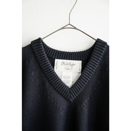 Olde H&Daughter TWIST WOOL V NECK P/O