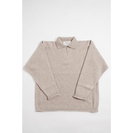 Olde H&Daughter WOOL/CASHMERE HALF ZIP P/O