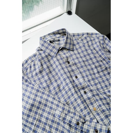 MAATEE&SONS OVER SHIRTS "SILK RAYON CHECK"