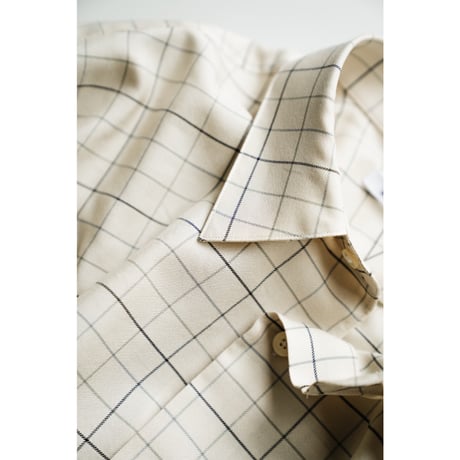 MAATEE&SONS SHORT POINT SHIRTS "tattersall"