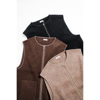 WALENODE "Innocent YAK" Zip-up vest