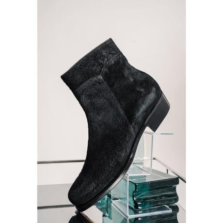 Post Production Ex. Side Zip Boots "Horse Reverse"