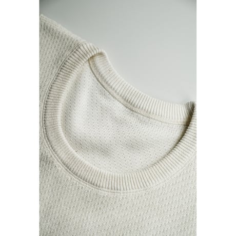 Olde H&Daughter Ex. ”SILK COTTON THERMAL” REVERSIBLE KNIT TANK TOP