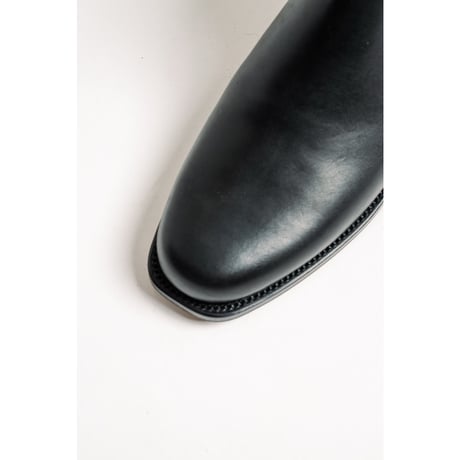 Post Production Side Zip Boots "Horse Wax"