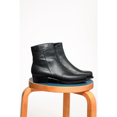 Post Production Side Zip Boots "Horse Wax"