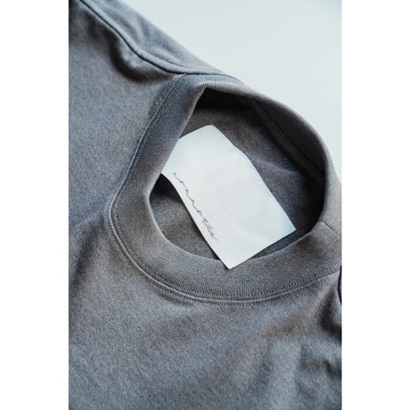 nonnotte "Hard Twist Balance Jersey" C/N Oversized Tapered  Long Sleeve