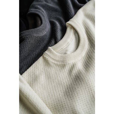 Olde H&Daughter SILK COTTON THERMAL KNIT P/O