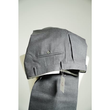 BIBOJA High Waisted Flare Trousers - No Pleat/Slanted Pockets
