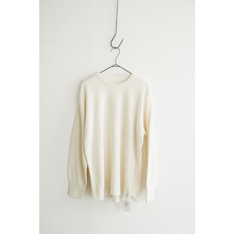 Olde H&Daughter SILK COTTON THERMAL KNIT P/O