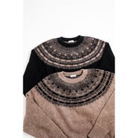WALENODE "Innocent YAK" Circular yoke sweater
