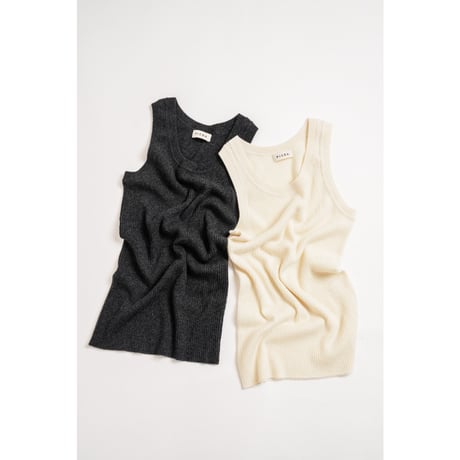 PICEA Ex. BABY CASHMERE RIB TANK TOP