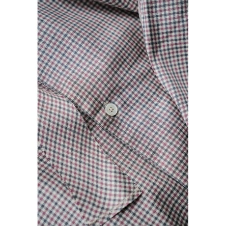 MAATEE&SONS 紐SHIRTS "SILK RAYON CHECK"