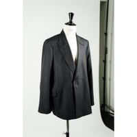 LEA BOBERG Ex. R.P.L. BLAZER - DARK NAVY TWIST HERRINGBOONE