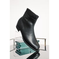 Post Production Side Zip Boots "Horse Wax"