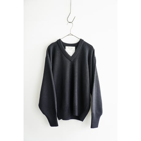 Olde H&Daughter TWIST WOOL V NECK P/O