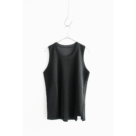 Olde H&Daughter Ex. ”SILK COTTON THERMAL” REVERSIBLE KNIT TANK TOP