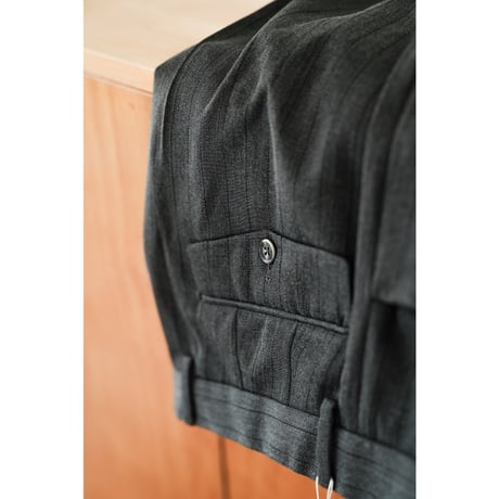 BIBOJA High Waisted Flare Trousers - No Pleat/L-Pockets