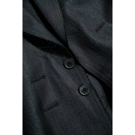 LEA BOBERG Ex. R.P.L. BLAZER - DARK NAVY TWIST HERRINGBOONE
