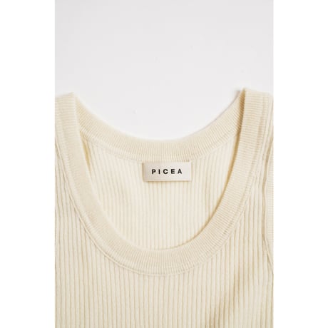 PICEA Ex. BABY CASHMERE RIB TANK TOP