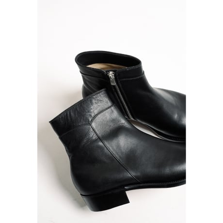 Post Production Side Zip Boots "Horse Wax"