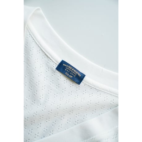 MAATEE&SONS Ex. "ムコMESH" V-NECK TEE