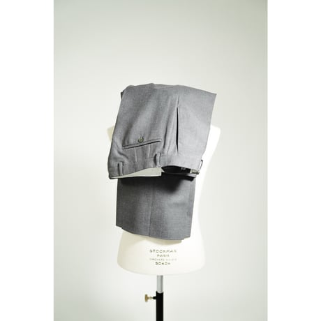 BIBOJA High Waisted Flare Trousers - No Pleat/Slanted Pockets