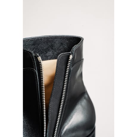 Post Production Side Zip Boots "calf"