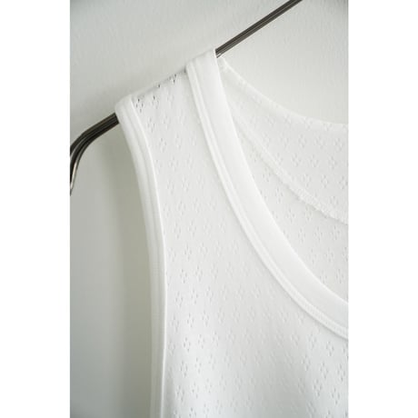 MAATEE&SONS Ex. "SUVIN MESH" TANK TOP