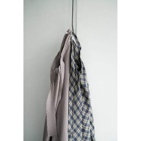 MAATEE&SONS 紐SHIRTS "SILK RAYON CHECK"