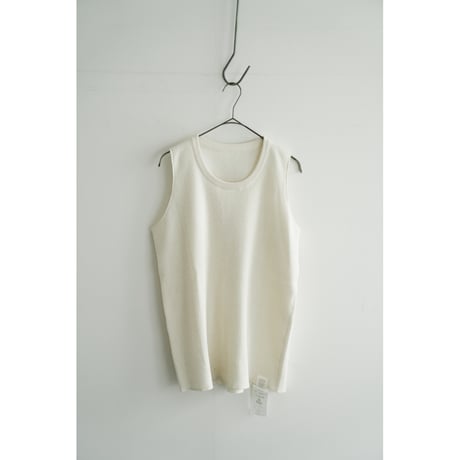Olde H&Daughter Ex. ”SILK COTTON THERMAL” REVERSIBLE KNIT TANK TOP