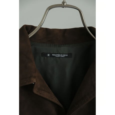 MAATEE&SONS SUEDE SHIRTS JACKET