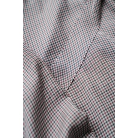 MAATEE&SONS 紐SHIRTS "SILK RAYON CHECK"