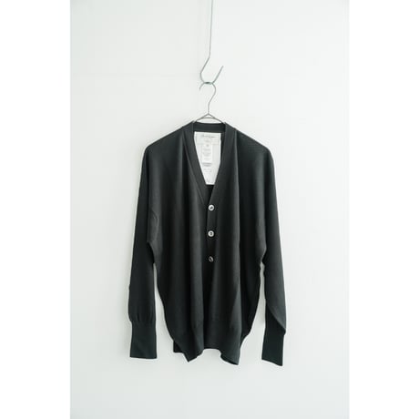 Olde H & Daughter SILK PLAIN STITCH CARDIGAN