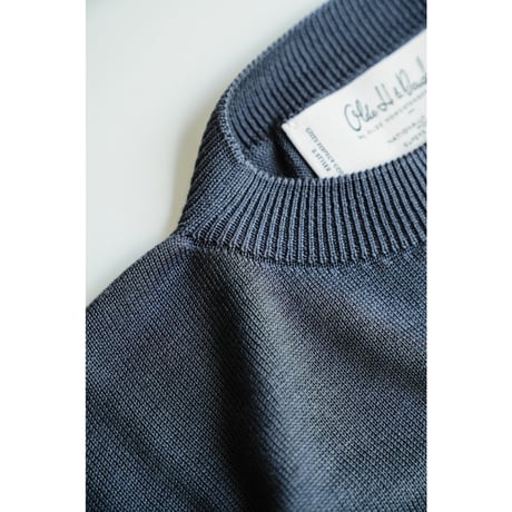 Olde H & Daughter SILK PLAIN STITCH CREW NECK P/O