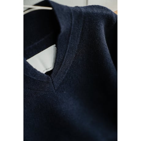 nonnotte Draping Shawl Collar V Oversized Pullover