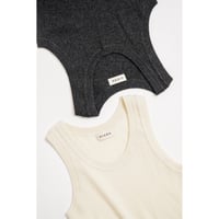 PICEA Ex. BABY CASHMERE RIB TANK TOP