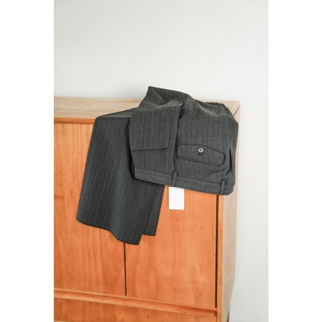 BIBOJA High Waisted Flare Trousers - No Pleat/L-Pockets