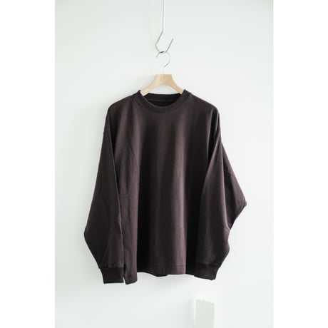 nonnotte "Hard Twist Balance Jersey" C/N Oversized Tapered  Long Sleeve