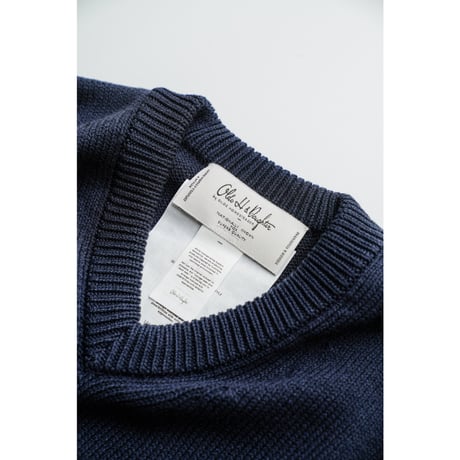 Olde H&Daughter TWIST WOOL V NECK P/O