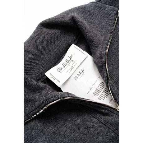 Olde H&Daughter  "WOOL KNIT TRACK" HALF ZIP