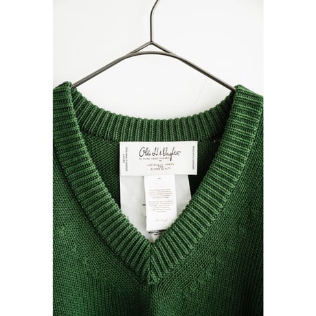 Olde H&Daughter TWIST WOOL V NECK P/O